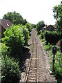 Railway line near Heath Low Level