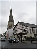 SU1430 : Looking from Bridge Street over to Salisbury United Reformed Church by Basher Eyre