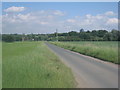 View looking eastwards along Brumby Common Lane