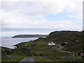 Private road leading to the house at Ceann Dibig