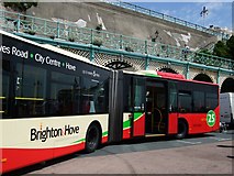 TQ3103 : Bendy bus in Brighton by Paul Gillett