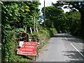 The Lleyn Coastal Path at its entry on to the Gwynfryn Estate