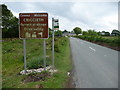 Roadsign on the B4411 north of Criccieth