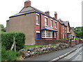 Row of houses at Cefn Mawr, Denbighshire