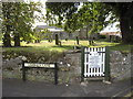 St John the Baptist, Cayton - churchyard gate in