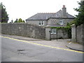 Gated entrance on Rubislaw Park Road