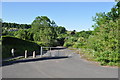 Looking down a disused section of the A48