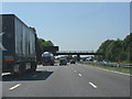 M62 Motorway near Barton Moss footbridge