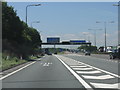 M62 motorway - M6 westbound sliproad, junction 12