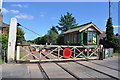 Harling Road Level Crossing and Signal Box