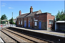 TL9787 : Harling Road Railway Station by Ashley Dace
