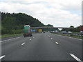 M6 motorway - footbridge near Beech House Farm