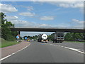 M6 motorway - northbound exit, Sandbach services