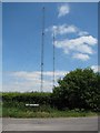 Communication masts over Colehouse Lane