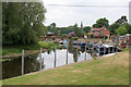 Flood moorings on the River Soar