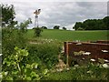 Derelict windmill and bridge over Wagtail Brook