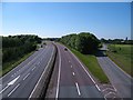 Looking south along A19