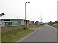 Factory building near the Pwllheli Marina