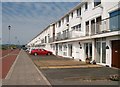 Modern town houses on the promenade