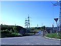 Entrance to Eccles electric sub station