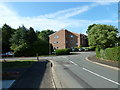 Approaching the junction of  Holly Drive and Spruce Avenue