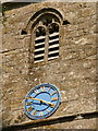 Shillingstone: church clock close-up