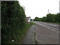 Bus shelter on the A22