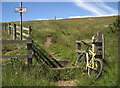 Bridleway stile off Ship Lane