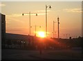 Sunset over Chatham Dockyard