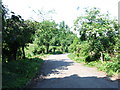 Lane leading from Priestfields towards Watts Meadow, Rochester