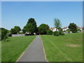 Path from Oxhawth Rec to Southborough Road