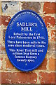 Plaque on Sadler