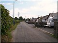 Modern bungalows on the eastern side of Efailnewydd