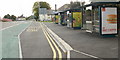 Cardiff : North Road bus stop adjacent to Gabalfa Interchange