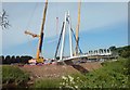SO8453 : New bridge taking shape by Andrew Darge