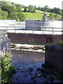 Stream joining the River Calder at Sand Bed