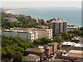 Bournemouth: view over Bath Hill Court and beyond