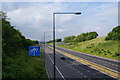 The A627M approaching Junction 20 on the M62