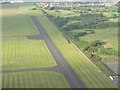 Taxiway to runway 03/21 at Prestwick