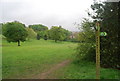 Capital Ring signpost, Norwood Grove