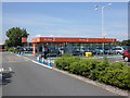 Bus shelter, long term car park, Heathrow Airport