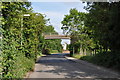 Looking along Sandhurst Road towards dual carriage way bridge