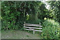 Stile across the Gloucestershire Way