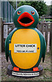 A Litter Chick bin in Gibson Park, Melrose