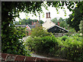 View over the churchyard wall