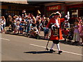 Winton: town cryer leads the carnival parade