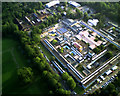 West Suffolk hospital from the air