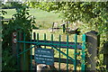 Commemorative gate at the Virtuous Well in Trellech