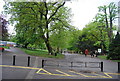 Capital Ring leaves Crystal Palace Park, Penge Entrance