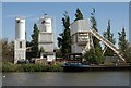 Concrete works by the canal